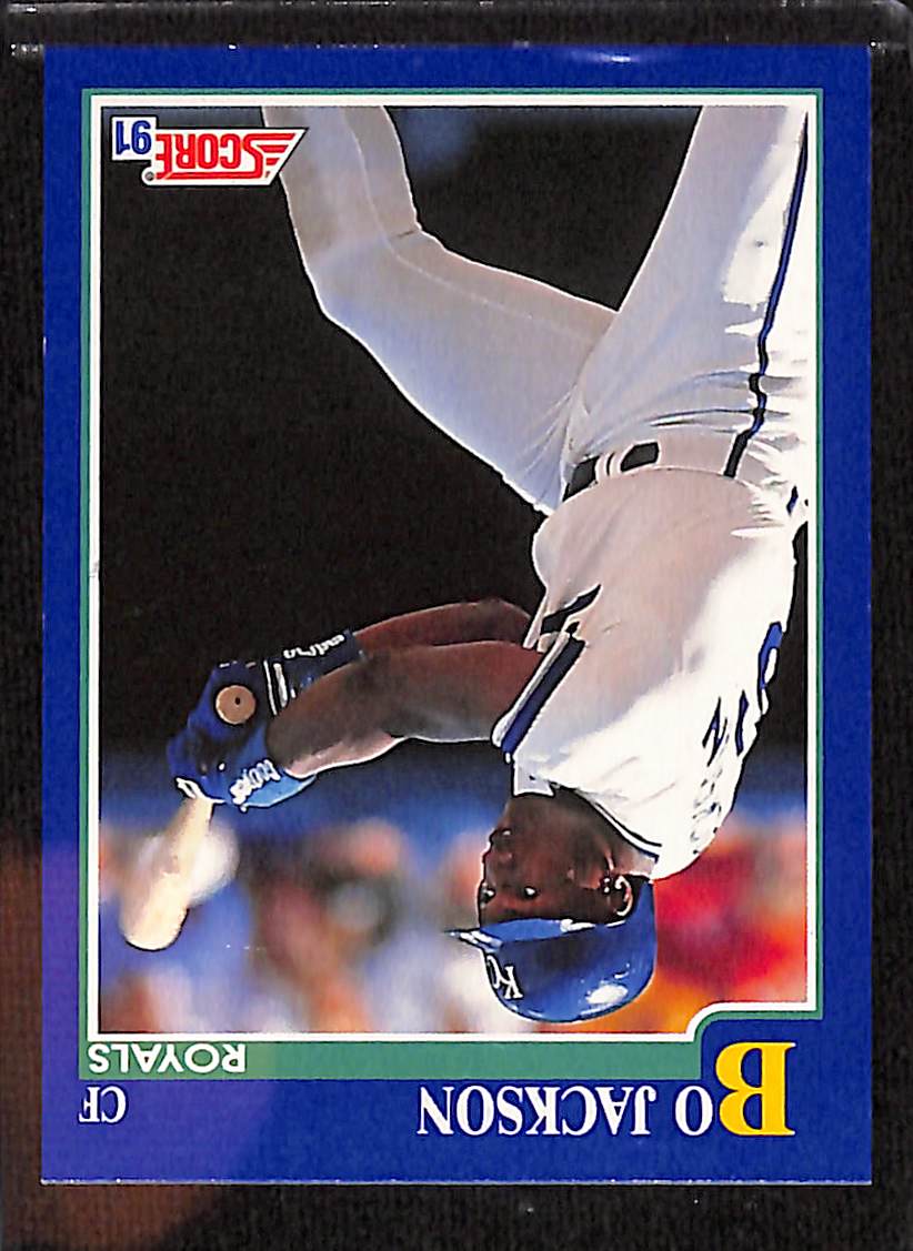 FIINR Baseball Card 1991 Score  Bo Jackson Baseball Card Royals #5 - Mint Condition