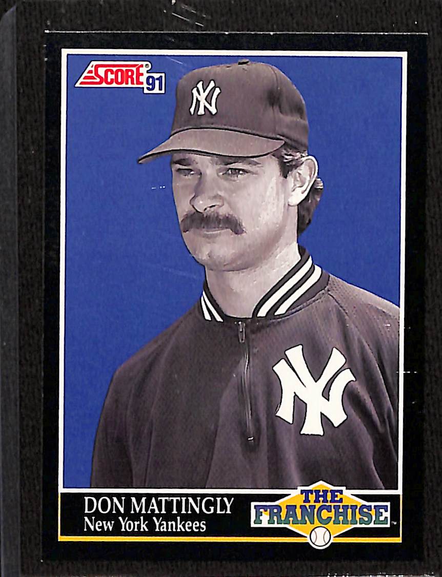 FIINR Baseball Card 1991 Score Deck Don Mattingly The Franchise MLB Baseball Card #856 - Mint Condition