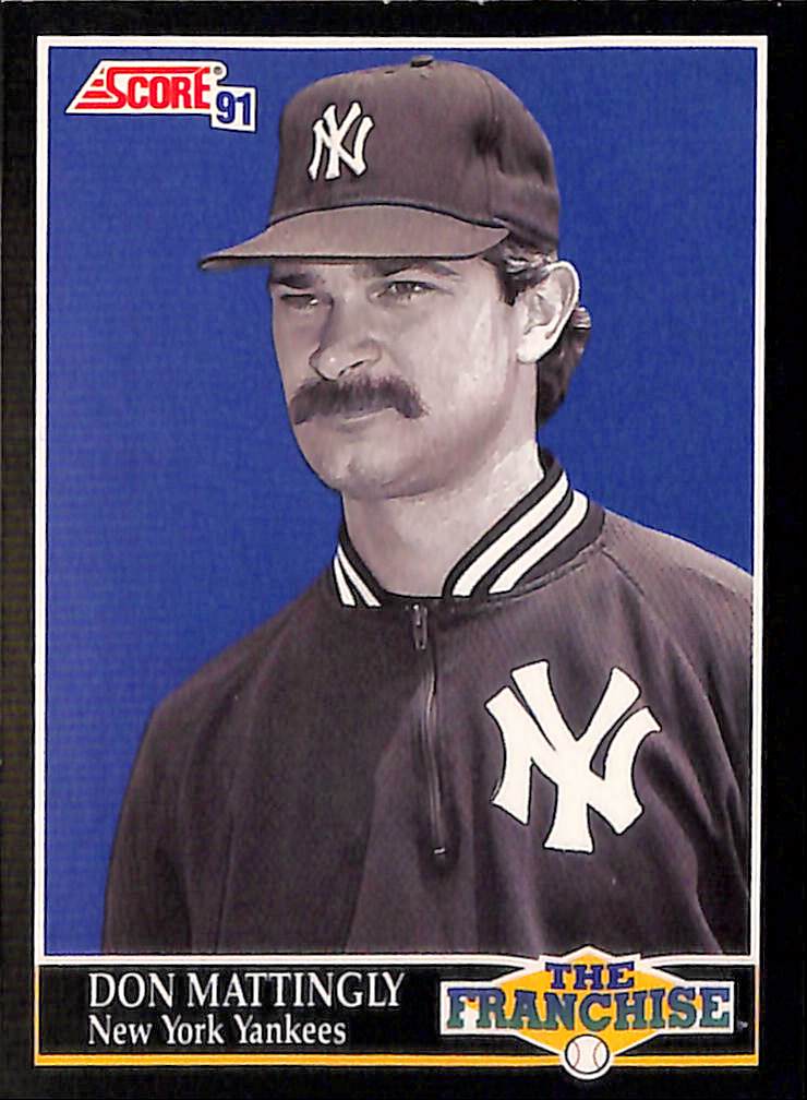 FIINR Baseball Card 1991 Score Deck Don Mattingly The Franchise MLB Baseball Card #856 - Mint Condition