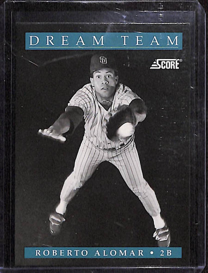 FIINR Baseball Card 1991 Score Dream Team Roberto Alomar MLB Baseball Card #887 - Mint Condition