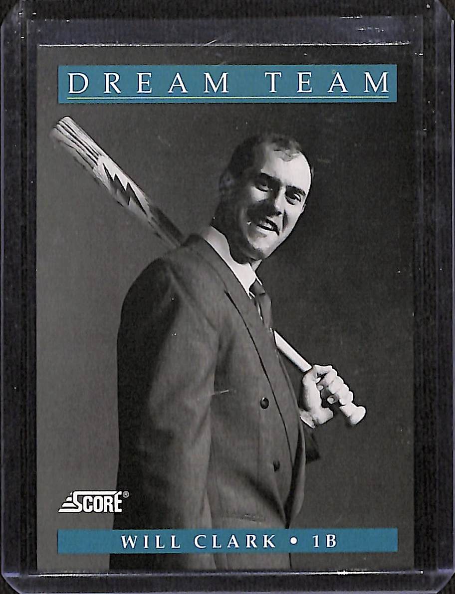 FIINR Baseball Card 1991 Score Dream Team Will Clark MLB Baseball Player Card #886 - Mint Condition