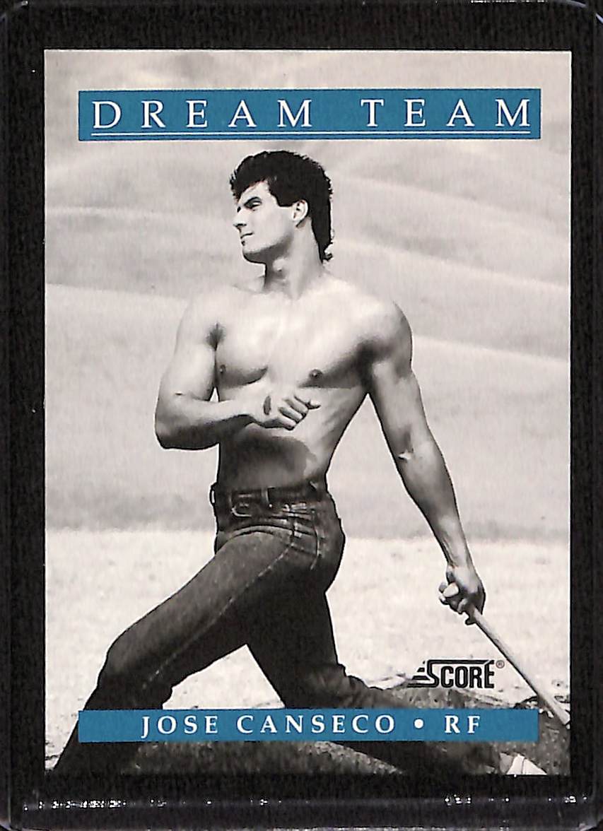 FIINR Baseball Card 1991 Score Dream The Team Jose Canseco Baseball Card #441 - Mint Condition