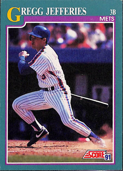 FIINR Baseball Card 1991 Score Gregg Jefferies MLB Baseball Card #660 - Mint Condition