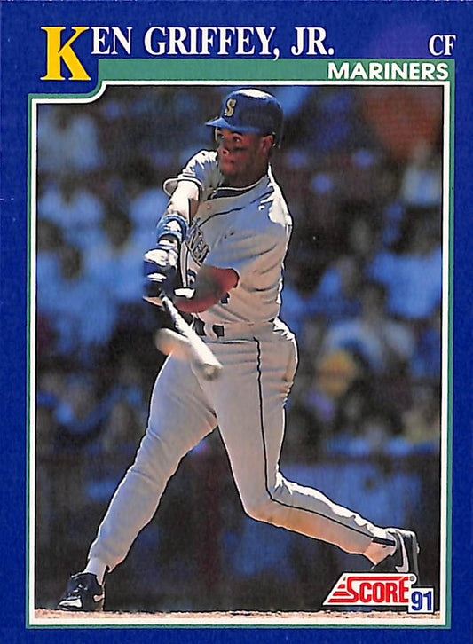 FIINR Baseball Card 1991 Score Ken Griffey Jr. Baseball Card #2 - Mint Condition