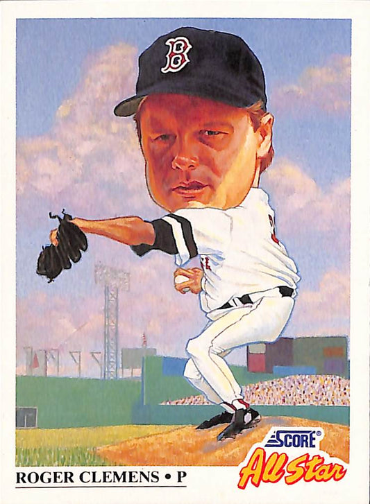 FIINR Baseball Card 1991 Score Roger Clemens Baseball Card #399  - Mint Condition