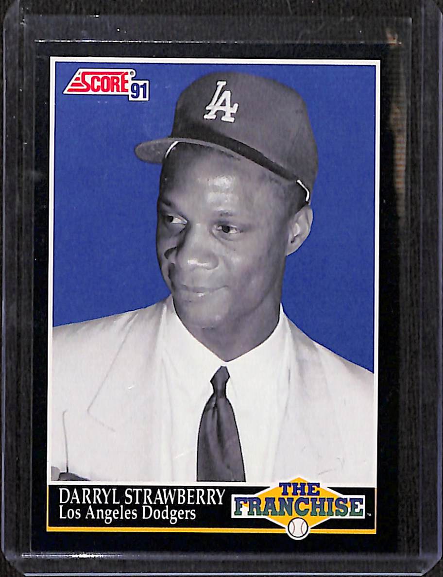 FIINR Baseball Card 1991 Score The Franchise Darryl Strawberry MLB Baseball Card #864 - Mint Condition