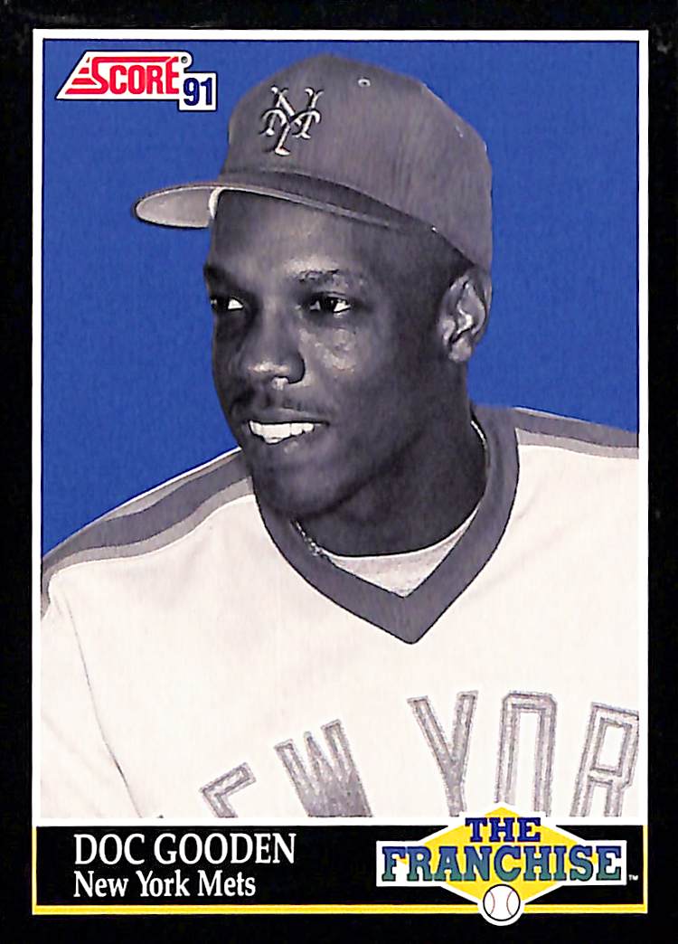 FIINR Baseball Card 1991 Score The Franchise Dwight "Doc" Gooden Baseball Card #866- Mint Condition