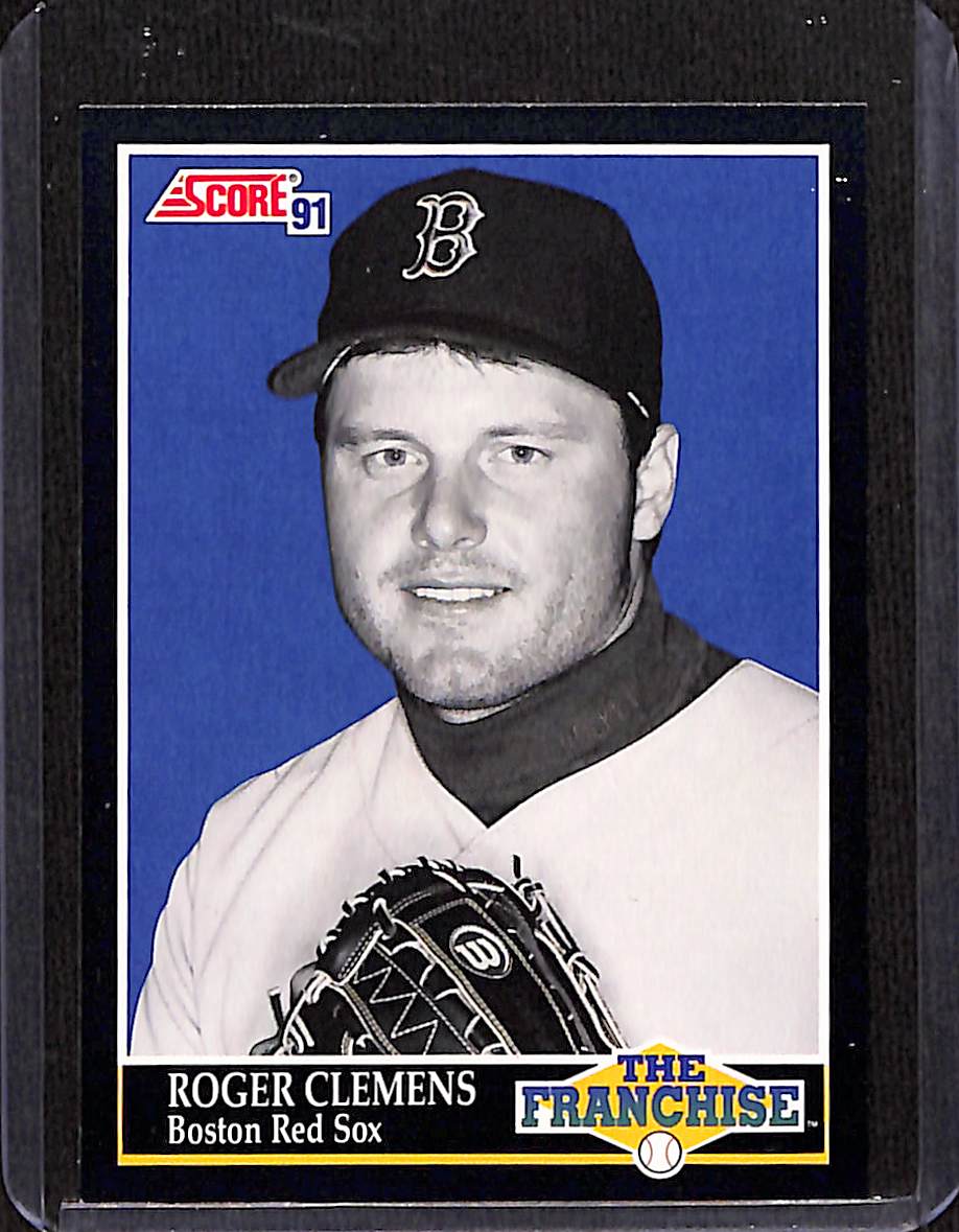 FIINR Baseball Card 1991 Score The Franchise Roger Clemens Baseball Card #850 - Mint Condition