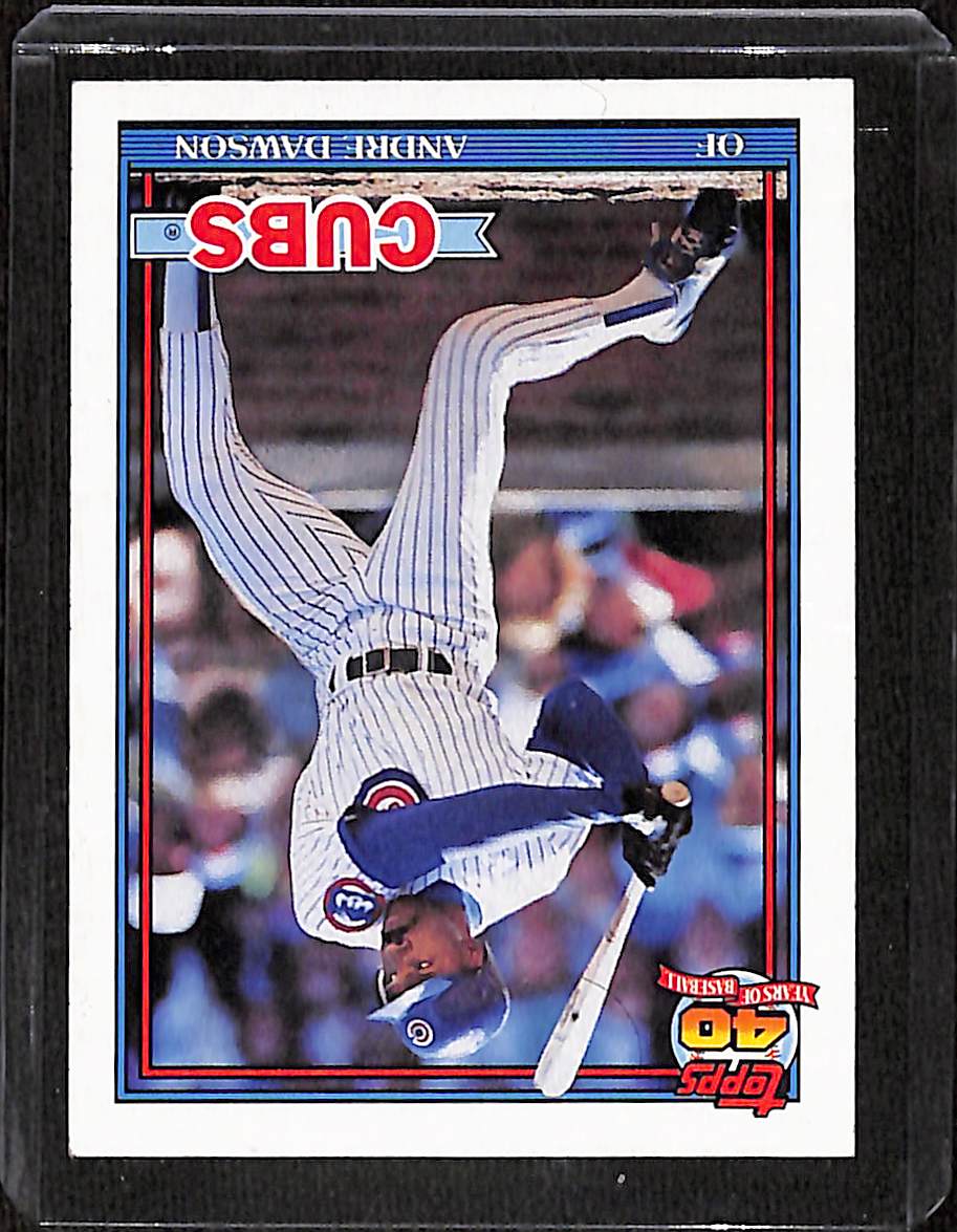 FIINR Baseball Card 1991 Topps 40 Andre Dawson Baseball Card #640 - Mint Condition