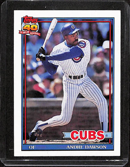 FIINR Baseball Card 1991 Topps 40 Andre Dawson Baseball Card #640 - Mint Condition