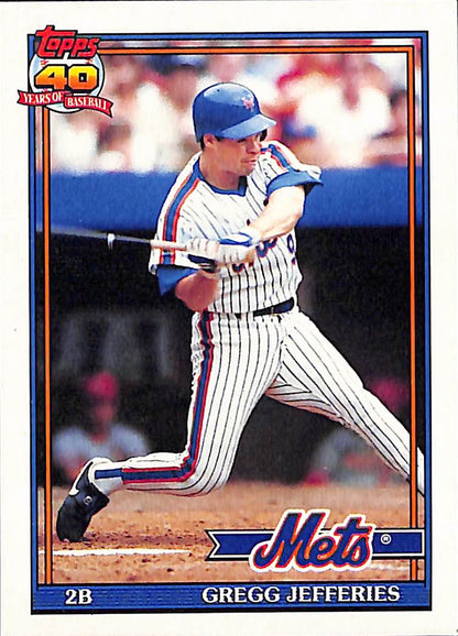 FIINR Baseball Card 1991 Topps 40 Years Gregg Jefferies MLB Baseball Card #30 - Mint Condition