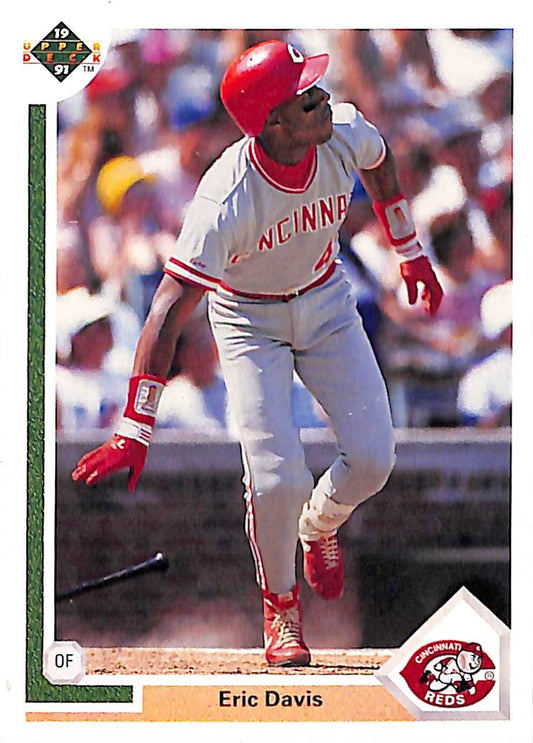 FIINR Baseball Card 1991 Upper Deck Topps Eric Davis Baseball Card #355 - Mint Condition