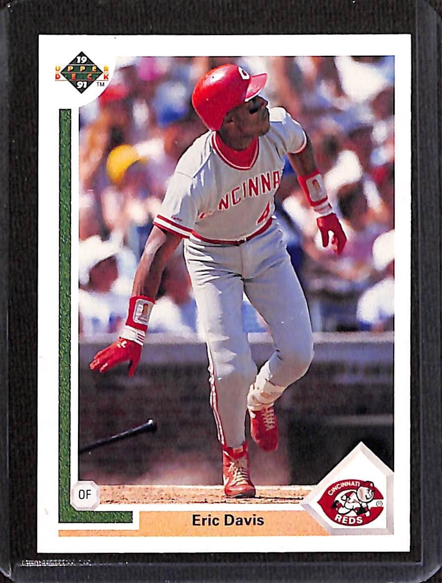 FIINR Baseball Card 1991 Upper Deck Topps Eric Davis Baseball Card #355 - Mint Condition