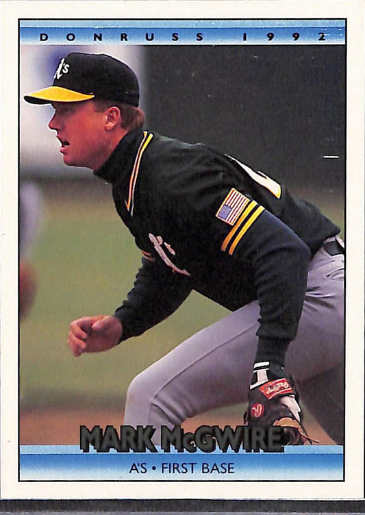 FIINR Baseball Card 1992 Donruss Mark McGwire Baseball Card #348- Mint Condition
