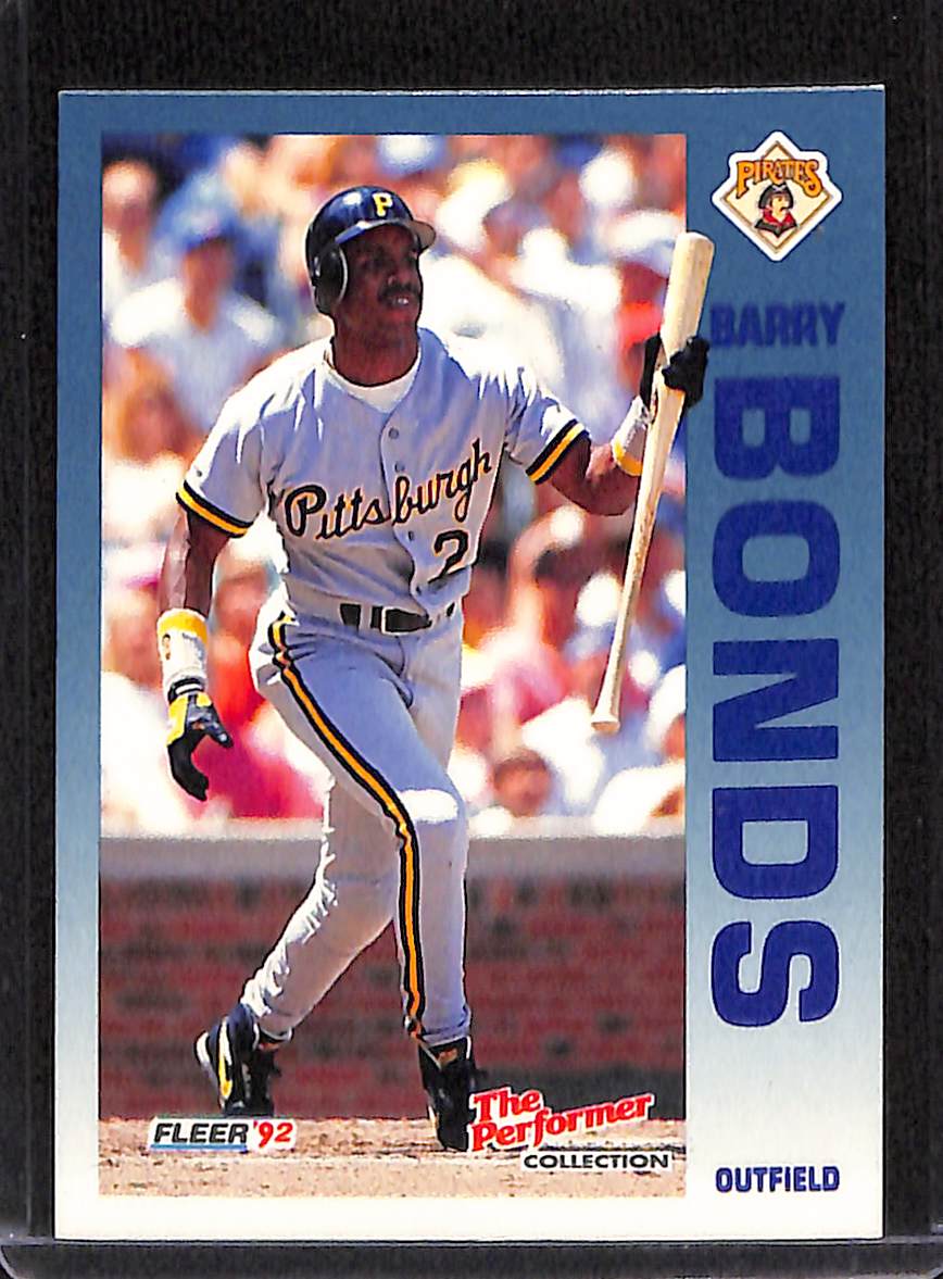FIINR Baseball Card 1992 Fleer Barry Bonds Baseball Card #23 - Mint Condition