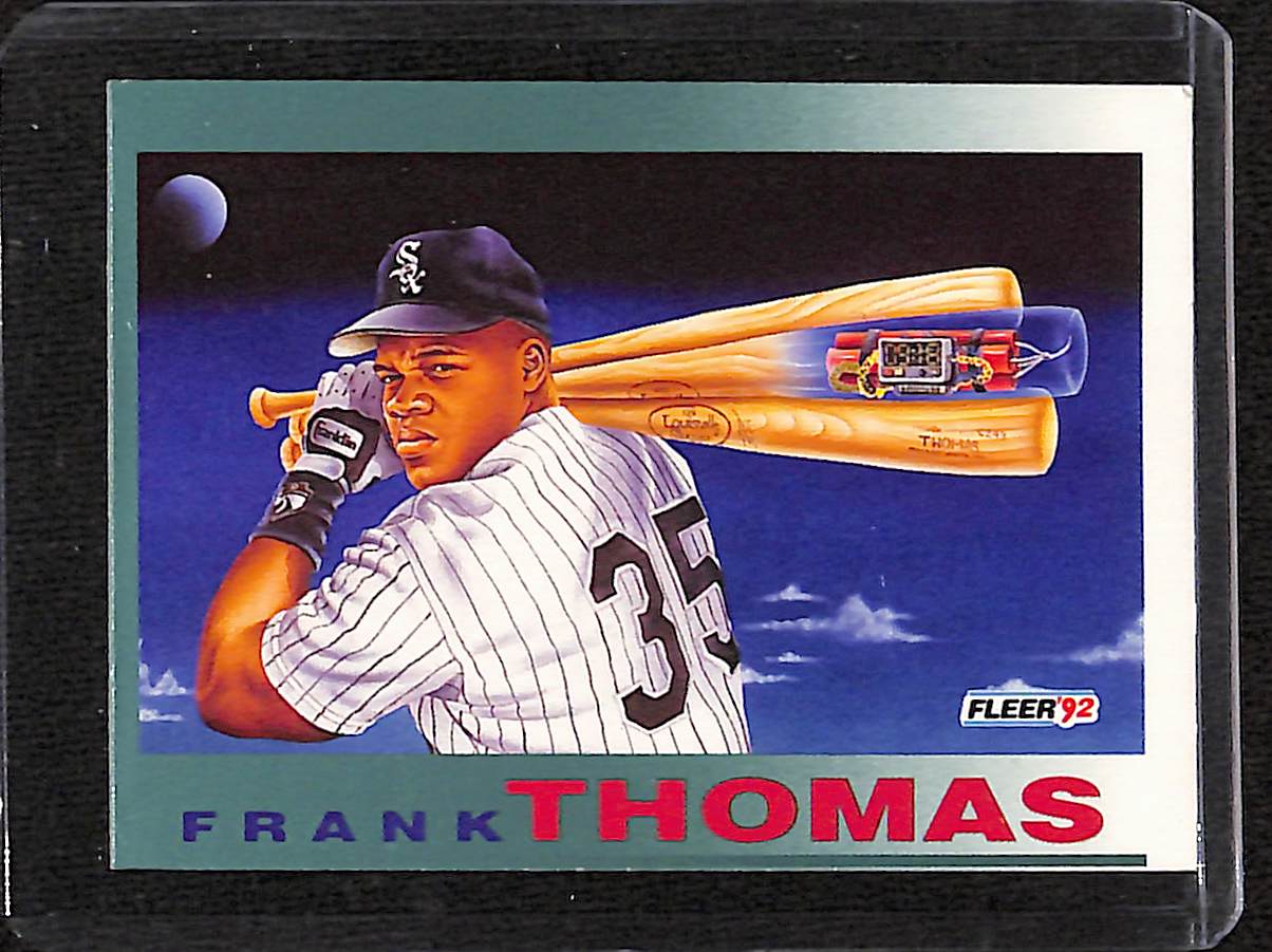 FIINR Baseball Card 1992 Fleer Frank Thomas Baseball Card #712 - Mint Condition