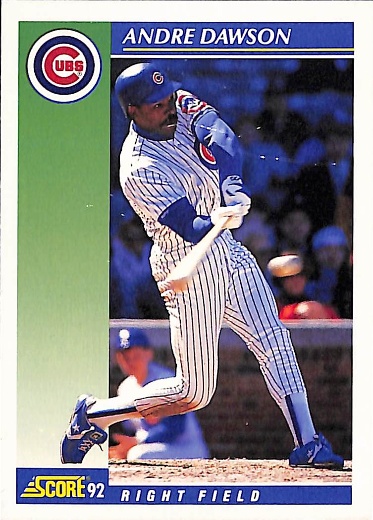 FIINR Baseball Card 1992 Score Andre Dawson Baseball Card #75 - Mint Condition