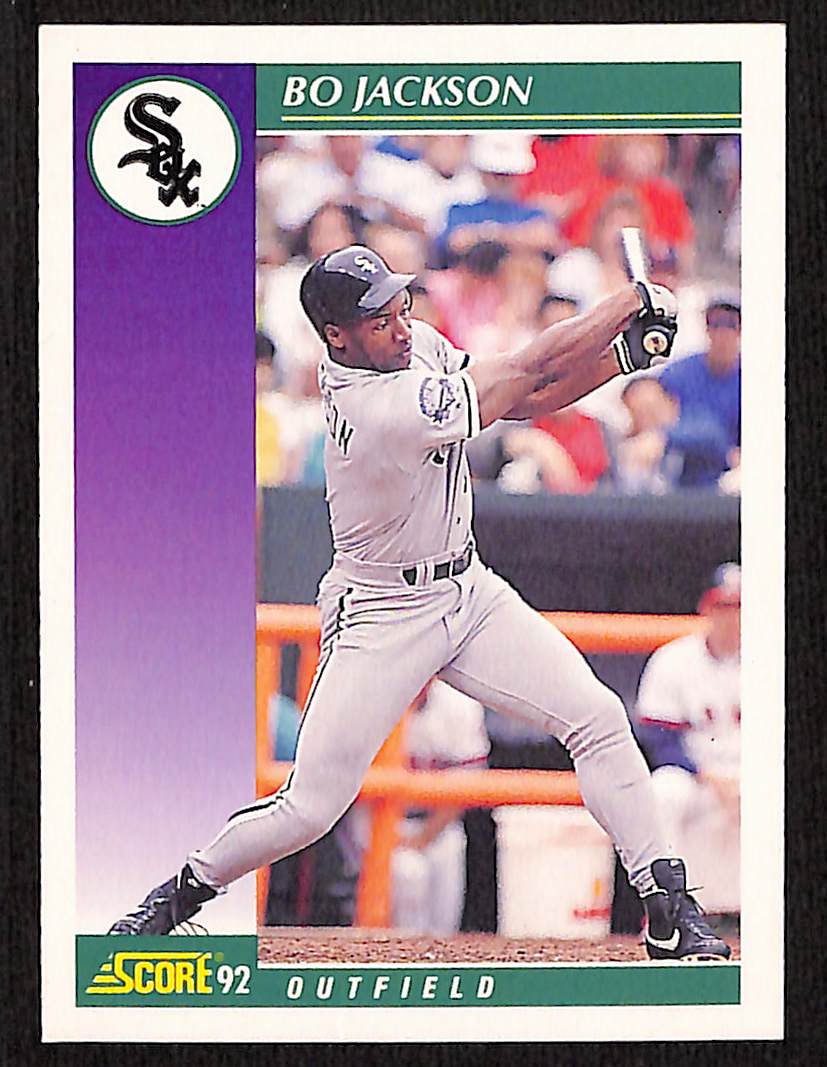 FIINR Baseball Card 1992 Score Bo Jackson Baseball Card White Sox #361 - Mint Condition