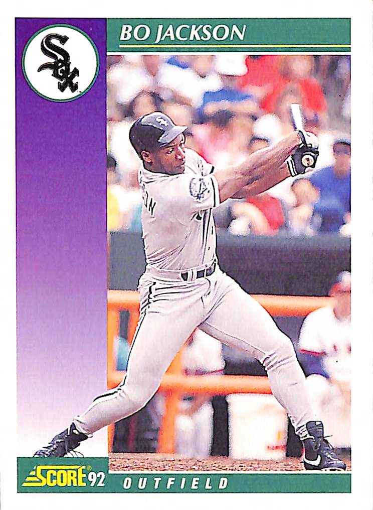 FIINR Baseball Card 1992 Score Bo Jackson Baseball Card White Sox #361 - Mint Condition