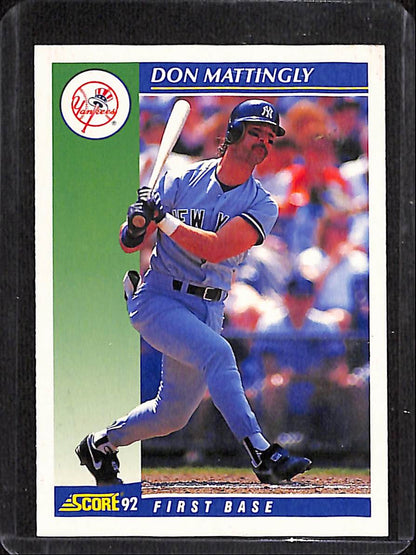FIINR Baseball Card 1992 Score Don Mattingly MLB Baseball Card #23 - Mint Condition