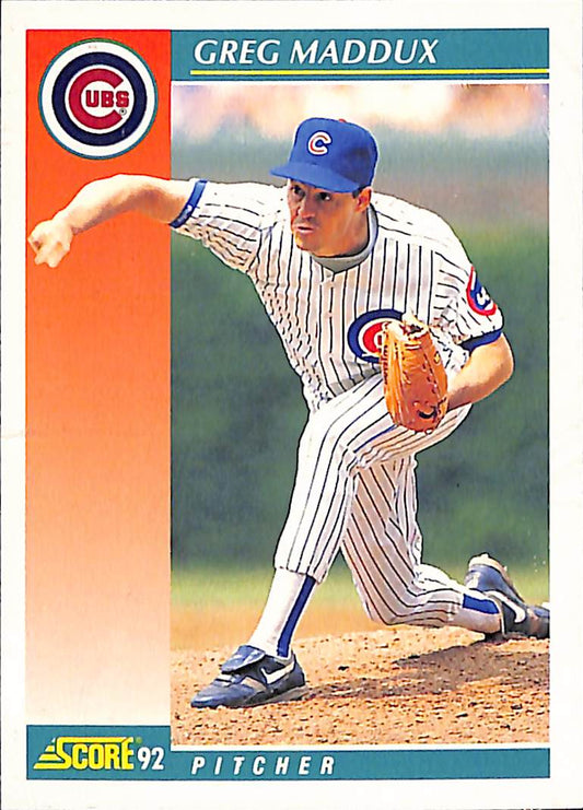 FIINR Baseball Card 1992 Score Greg Maddux MLB Baseball Card #269 - Mint Condition