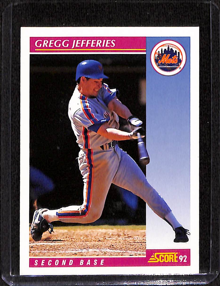 FIINR Baseball Card 1992 Score Gregg Jefferies MLB Baseball Card #192 - Mint Condition