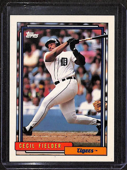 FIINR Baseball Card 1992 Topps Cecil Fielder MLB Baseball Card #425 - Mint Condition