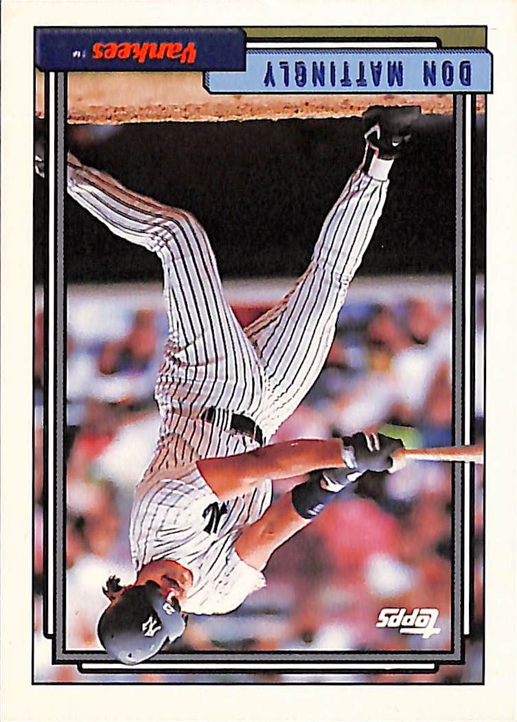 FIINR Baseball Card 1992 Topps Don Mattingly MLB Baseball Card #300 - Mint Condition