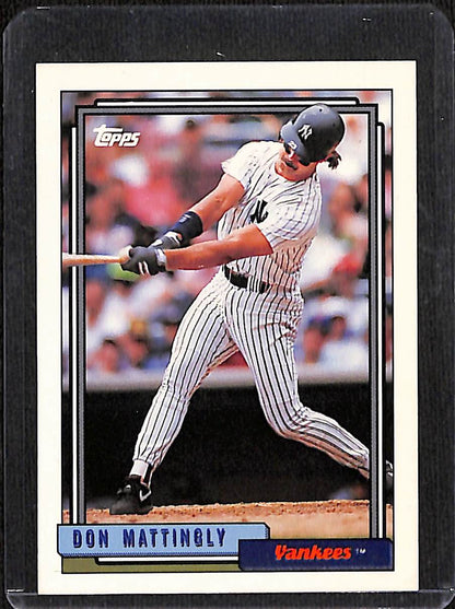 FIINR Baseball Card 1992 Topps Don Mattingly MLB Baseball Card #300 - Mint Condition