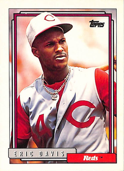 FIINR Baseball Card 1992 Topps Eric Davis Baseball Card #610 - Mint Condition