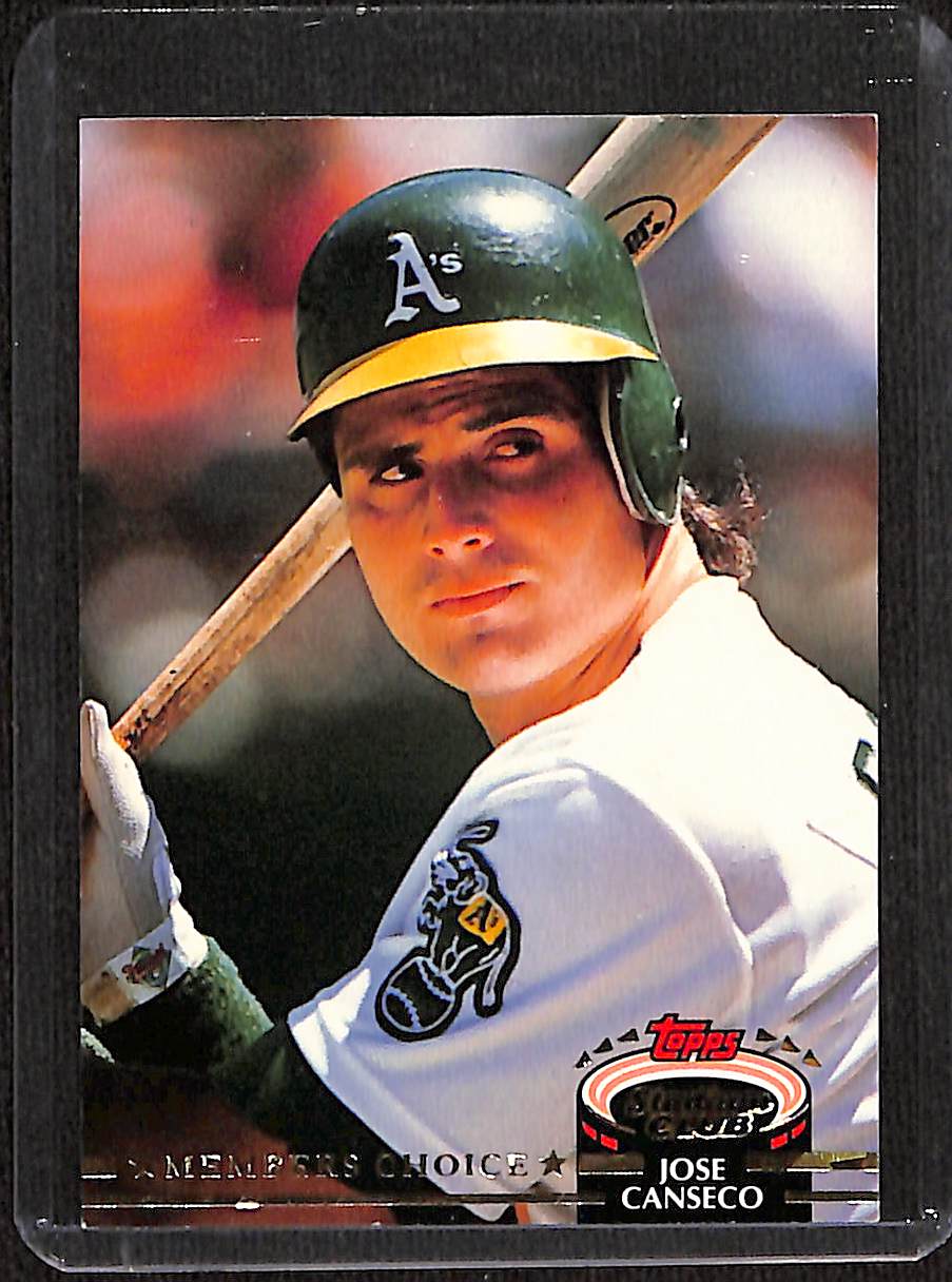 FIINR Baseball Card 1992 Topps Jose Canseco Baseball Card #370 - Mint Condition