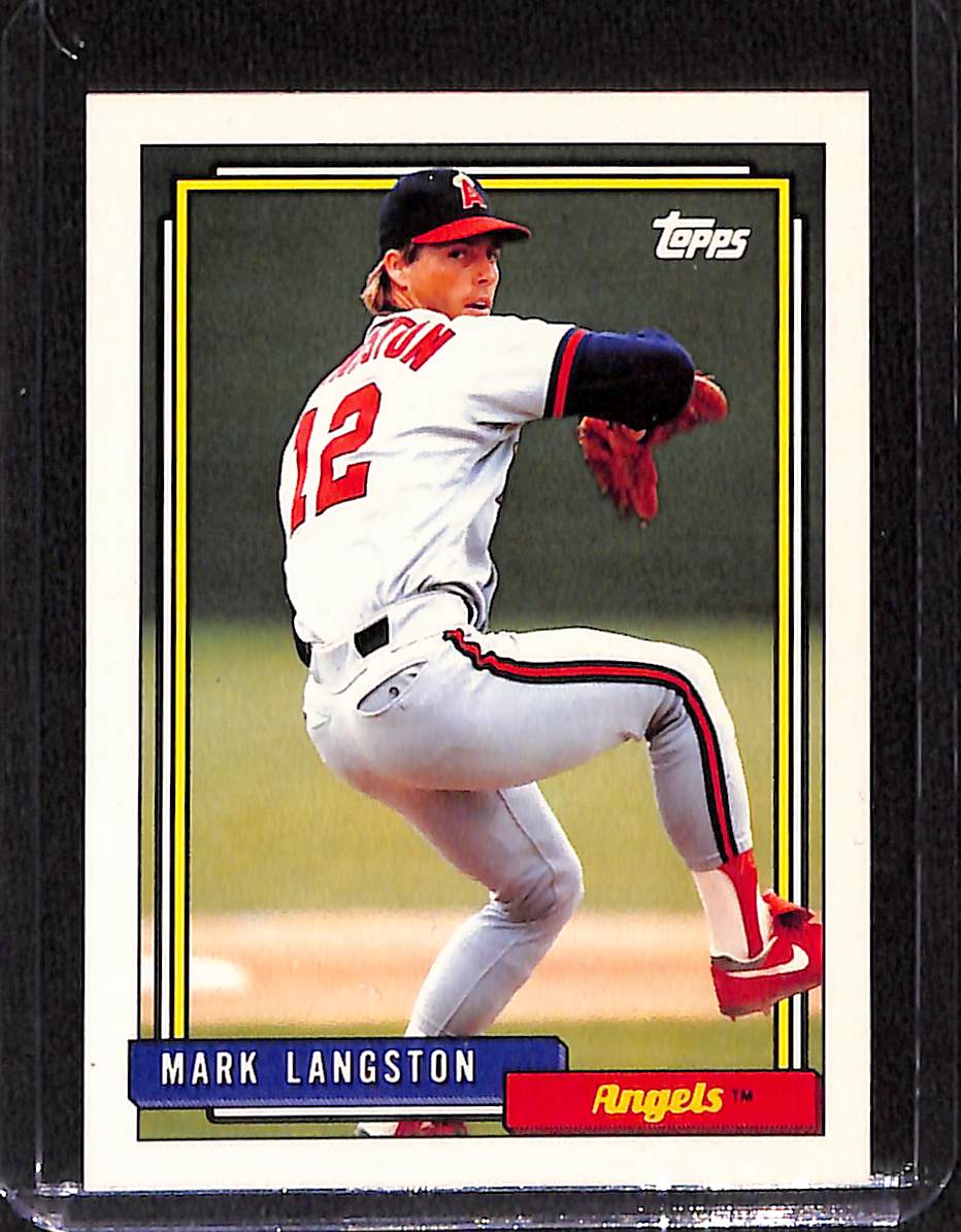 FIINR Baseball Card 1992 Topps Mark Langston MLB Baseball Card #165 - Mint Condition