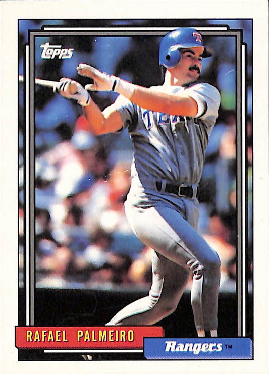 FIINR Baseball Card 1992 Topps Rafael Palmeiro Baseball Card #55- Mint Condition