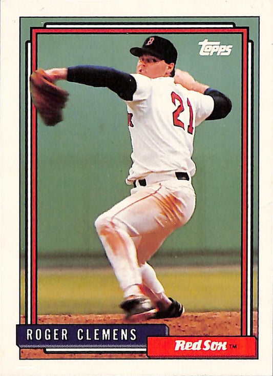 FIINR Baseball Card 1992 Topps Roger Clemens Baseball Card #150 - Mint Condition
