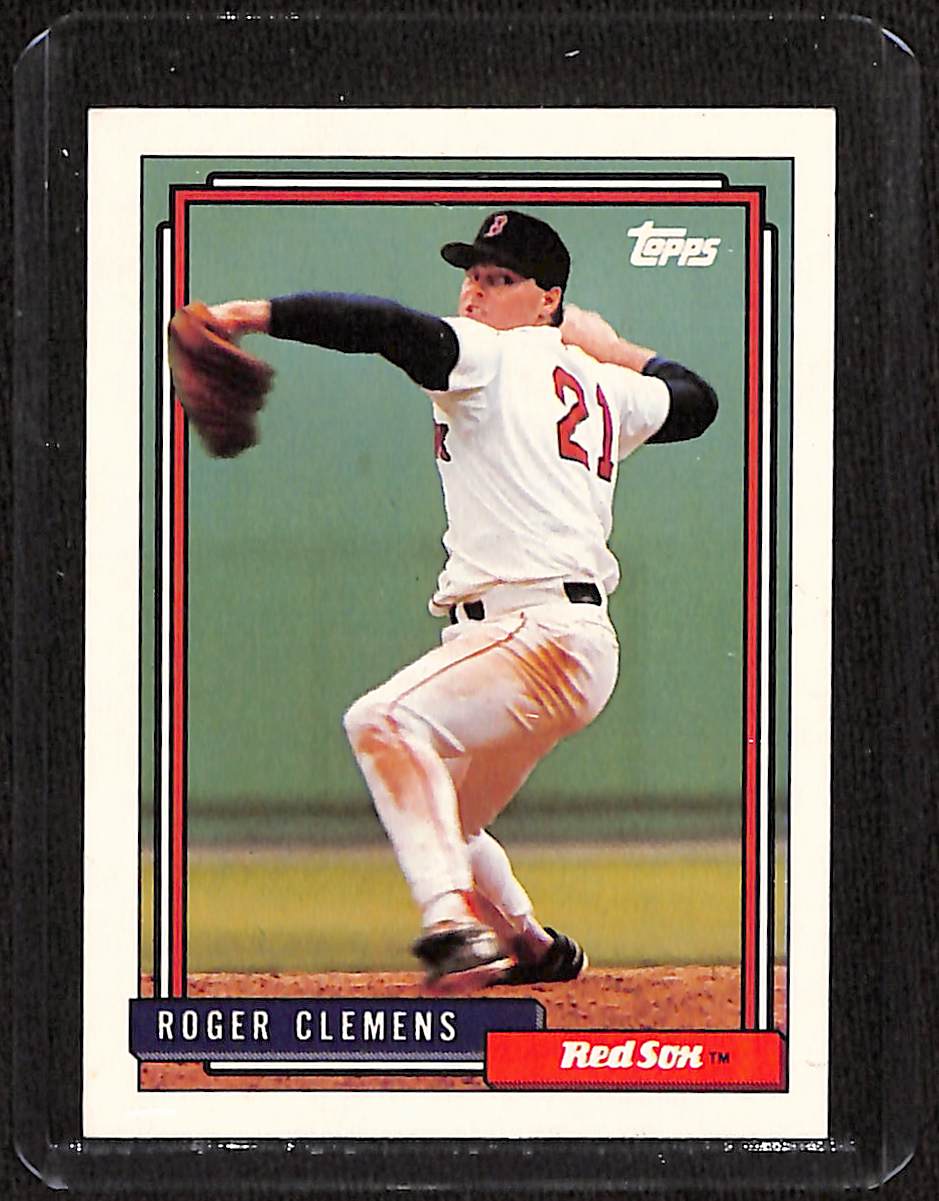 FIINR Baseball Card 1992 Topps Roger Clemens Baseball Card #150 - Mint Condition