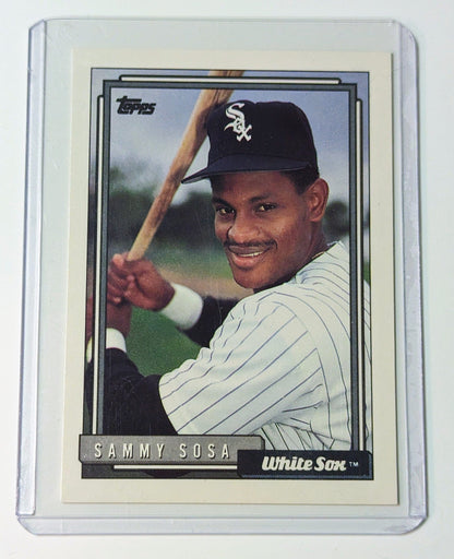 FIINR Baseball Card 1992 Topps Sammy Sosa Baseball Error Rookie Card #94 - Error Card - Rookie Card - Mint Condition
