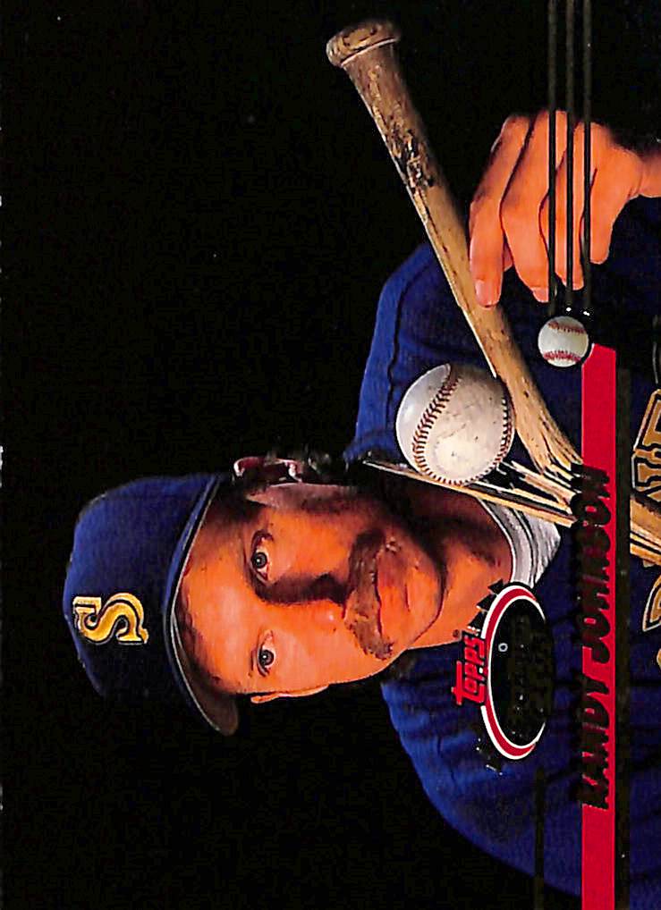 FIINR Baseball Card 1992 Topps Stadium Club Randy Johnson Baseball #501 - Mint Condition