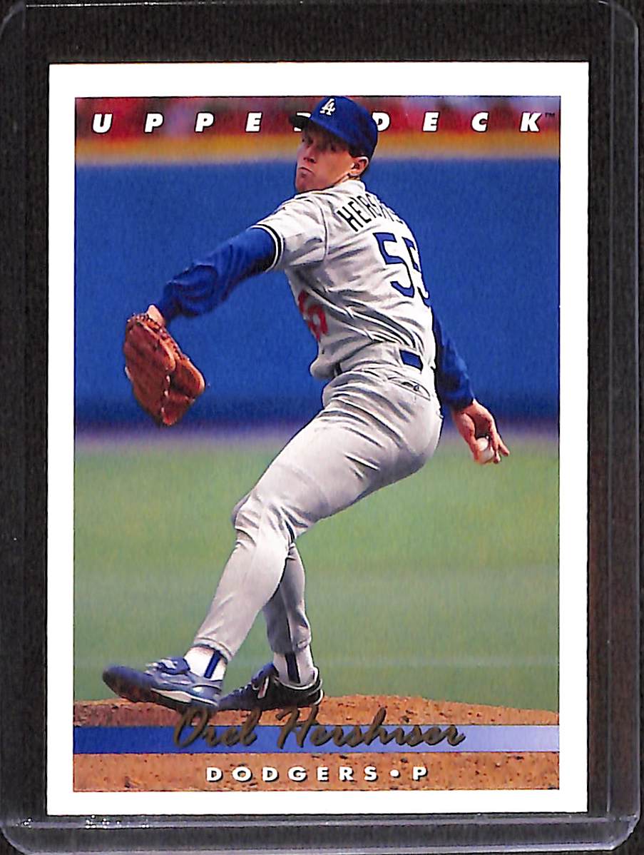 FIINR Baseball Card 1992 Upper Deck Orel Hershiser Baseball Card #169 - Mint Condition