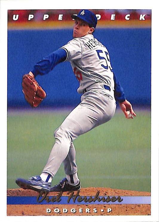 FIINR Baseball Card 1992 Upper Deck Orel Hershiser Baseball Card #169 - Mint Condition