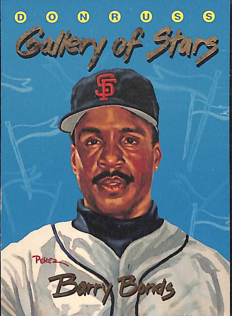 FIINR Baseball Card 1993 Donruss Gallery of Stars Barry Bonds Baseball Card #GS-1 - Mint Condition