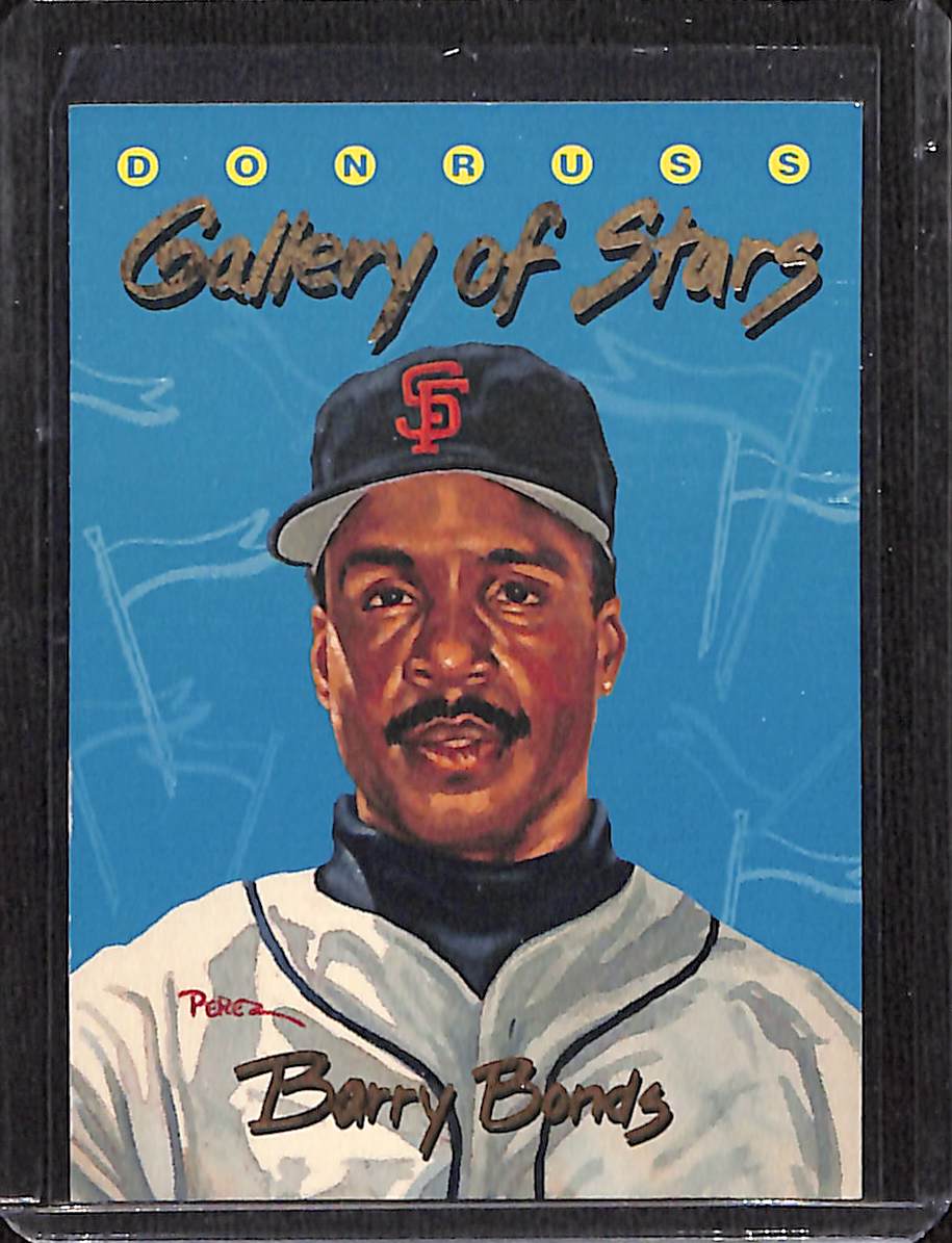 FIINR Baseball Card 1993 Donruss Gallery of Stars Barry Bonds Baseball Card #GS-1 - Mint Condition