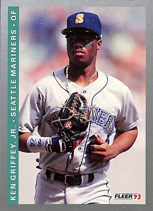 FIINR Baseball Card 1993 Fleer Ken Griffey Jr. MLB Baseball Card #307 - Mint Condition