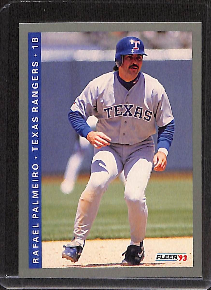 FIINR Baseball Card 1993 Fleer Rafael Palmeiro MLB Baseball Card #687 - Mint Condition