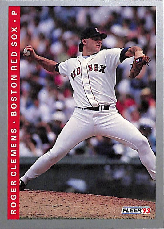 FIINR Baseball Card 1993 Fleer Roger Clemens MLB Baseball Card #177 - Mint Condition