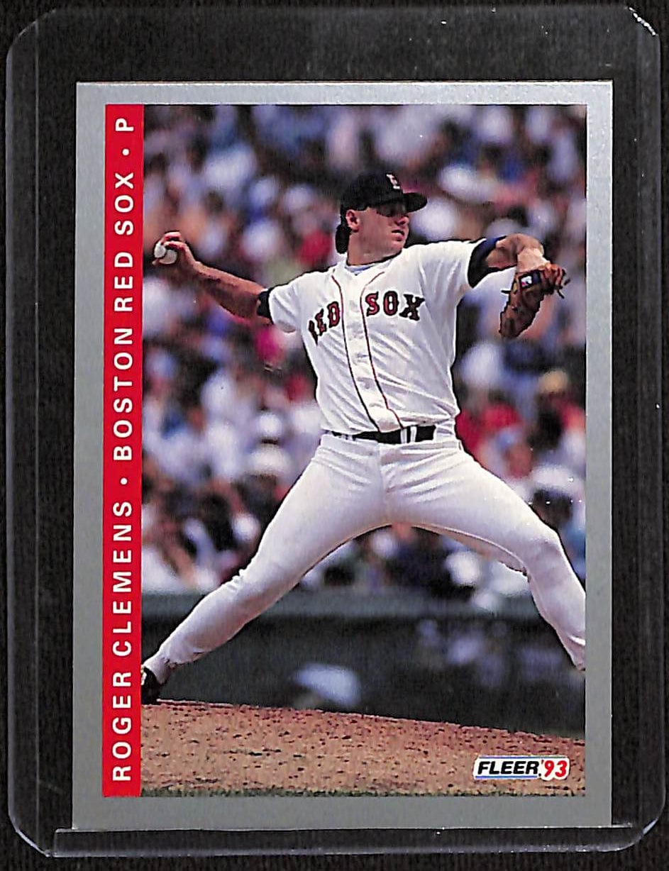 FIINR Baseball Card 1993 Fleer Roger Clemens MLB Baseball Card #177 - Mint Condition