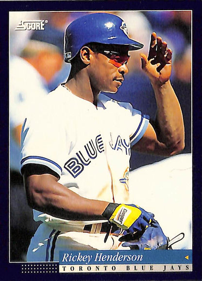 FIINR Baseball Card 1993 Score Rickey Henderson Baseball Card #35 - Mint Condition
