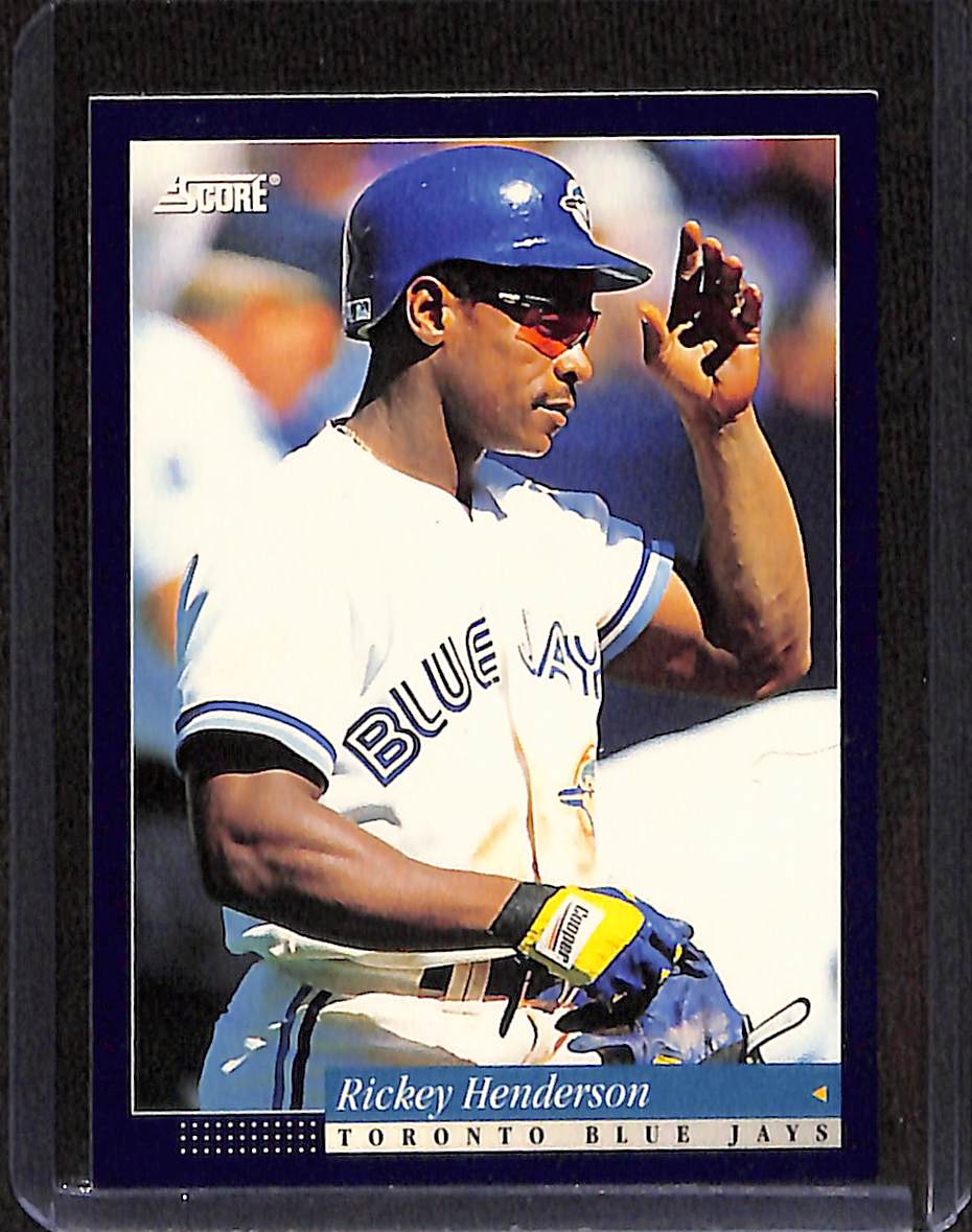 FIINR Baseball Card 1993 Score Rickey Henderson Baseball Card #35 - Mint Condition