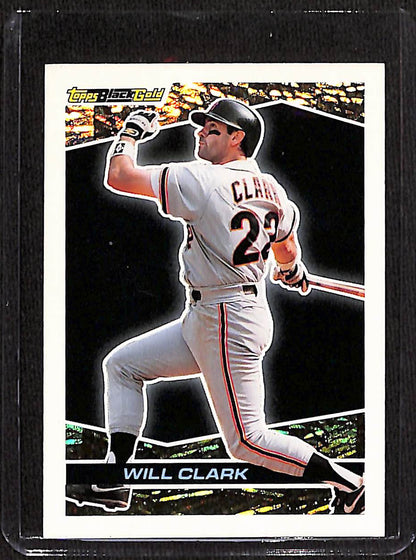 FIINR Baseball Card 1993 Topps Black Gold Will Clark MLB Baseball Player Card #2 - Mint Condition