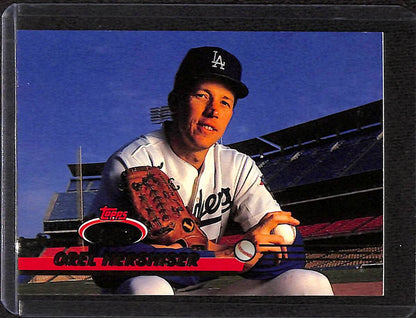 FIINR Baseball Card 1993 Topps Stadium Club Orel Hershiser MLB Baseball Card #544 - Mint Condition