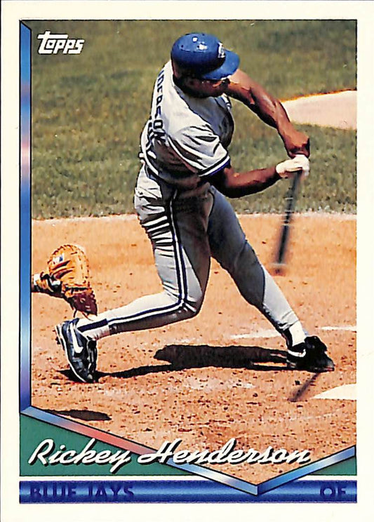 FIINR Baseball Card 1994 Topps Rickey Henderson Baseball Card #248 - Mint Condition